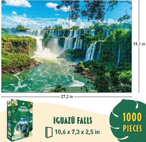 Miniatura 5 de RONDA Natural Wonders - Rompecabezas de 1000 piezas de 1000 piezas, un desafiante "Viaje" a través de destinos icónicos, perfecto para expertos
