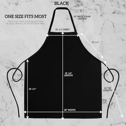 Miniatura 2 de Green Lifestyle - Juego de 12 delantales unisex, color negro, lavables a máquina, para cocina, manualidades, barbacoa, dibujo, exteriores