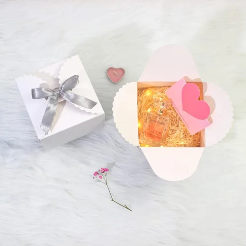 Miniatura 4 de WEWILUCK Pequeña caja de regalo blanca, 10 cajas de regalo bonitas con tapas a granel para bodas, propuestas de dama de honor, cumpleaños, fiestas