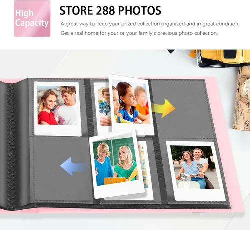 Miniatura 2 de Álbum de fotos de 2 x 3 para cámara instantánea Fujifilm Instax Mini, 288 bolsillos, mini álbum de fotos para cámara instantánea Fujifilm Instax