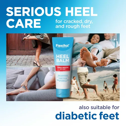 Miniatura 4 de Flexitol Bálsamo para el talón, rica crema hidratante y exfoliante para pies, versión original, 4 onzas