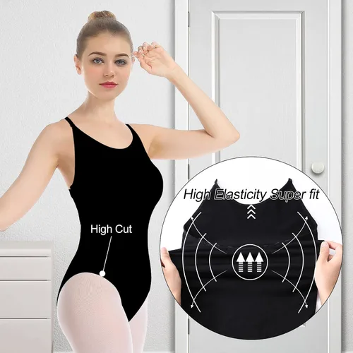 Miniatura 2 de iMucci Mujeres profesionales y niñas nude leotardo sin costuras camisola ropa interior con correa de transición