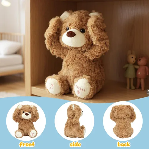 Miniatura 2 de Hopearl Oso de Peluche Interactivo Peek A Boo Repite lo que Dices Oso de Peluche Musical que Canta y Habla Animal de Peluche Adorable Eléctrico