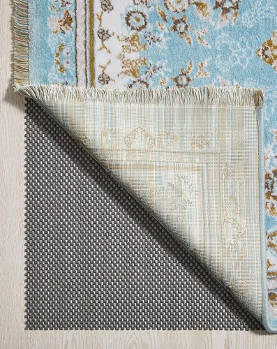 Miniatura 20 de Veken Almohadilla Antideslizante para Alfombra de 4 x 6 pies para pisos de madera dura, almohadillas antideslizantes para alfombras de área, Gris