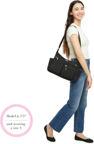 Miniatura 7 de Baggallini Anywhere Large Hobo with RFID Phone Wristlet
