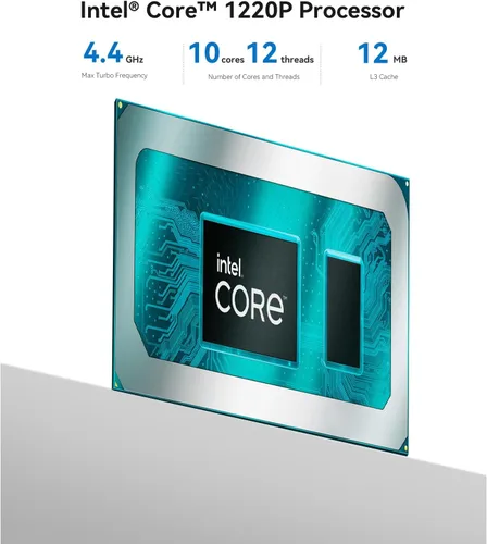 Miniatura 7 de Beelink EQi12 Mini PC, Intel Core i3-1220P (hasta 4.4GHz) 10C/12T, Mini computadora 32GB DDR4 RAM 1TB NVMe SSD, Computadora de escritorio con PSU