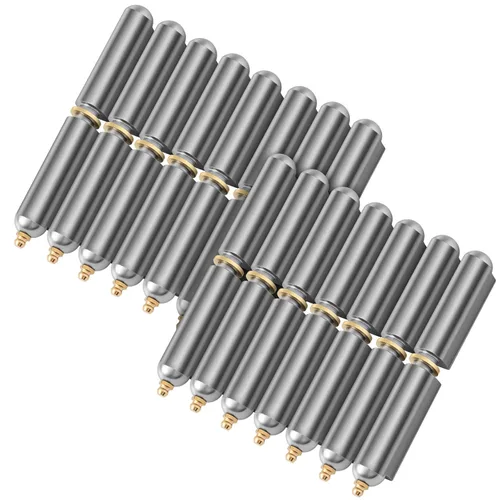 Miniatura 11 de Zonon 10 Piezas Bisagras de Barril Soldables de Acero al Carbono de 3 Pulgadas para Barbacoa Ahumador Bala Soldable Bisagra de Bala Bisagras de Zerk