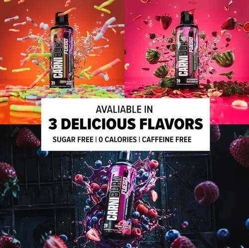 Miniatura 5 de Nutrex Research CARNIBURN Advanced L Carnitina líquida 3000mg con MitoBurn, InnoSlim y GBBGO (31 porciones, Berry Blast)