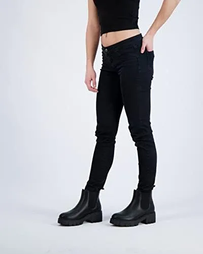 Miniatura 6 de CUSHIONAIRE Sasha - Botas Chelsea sin cordones para mujer espuma viscoelástica Negro
