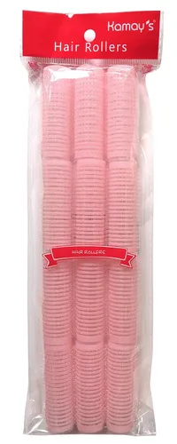 Miniatura 7 de Rizadores de pelo jumbo, multicolor, autoagarre, de nailon, de plástico, herramientas de rizador pegajoso, rizadores de peluquería o peinado rizado