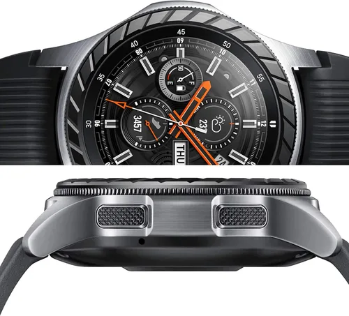 Miniatura 2 de BaiHui - Anillo de bisel compatible con Galaxy Watch de 1.81 pulgadas / Galaxy Gear S3 Frontier y anillo bisel clásico, cubierta de protección