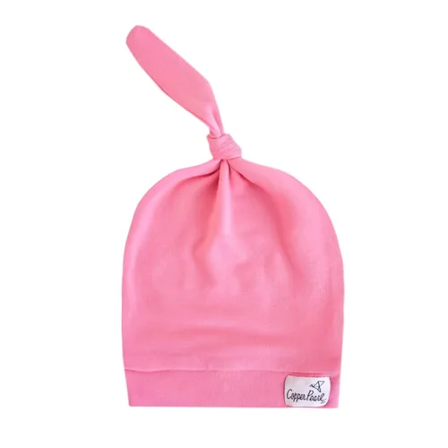 Miniatura 20 de Copper Pearl Gorro de bebé con nudo superior elástico suave Dolce