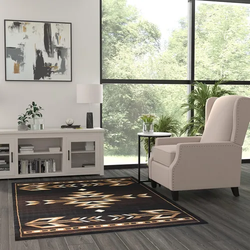 Miniatura 19 de Masada Masada Rugs Southwest - Alfombra nativa americana de 2 x 3 pies, color azul