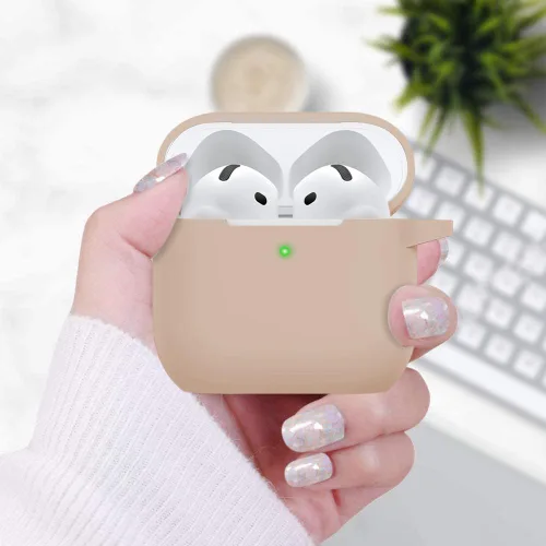 Miniatura 3 de Funda para Apple Airpods 4 – VOTILE Airpods 4 Fundas 2024 Funda de silicona para mujer iPod 4 auriculares inalámbricos Accesorios Fundas de carga Té
