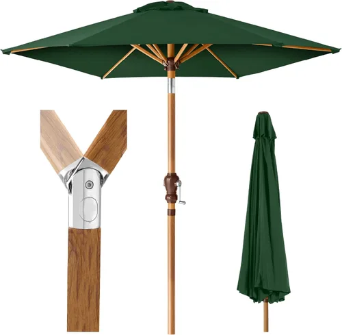 Miniatura 23 de Best Choice Products Sombrilla de patio al aire libre de 10 pies, sombrilla de mesa para exteriores, sombrilla de patio, sombrilla de mercado con 8