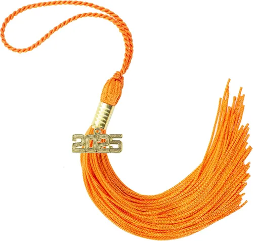 Miniatura 303 de Borla de graduación Aqua 2022, todos los colores escolares disponibles, fabricada en Estados Unidos