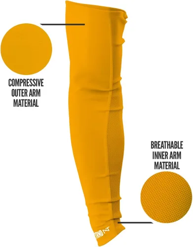 Miniatura 9 de Nxtrnd Air-TEK - Mangas de compresión para hombre, par de fútbol transpirable