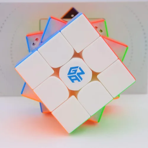 Miniatura 3 de Bukefuno GAN 11 M Pro 3x3 Velocidad magnética Magic Cube sin pegatinas GAN11M Pro 3x3x3 Puzzle Magic Cube (GAN11 M Pro Negro Frosted Kernel Version)