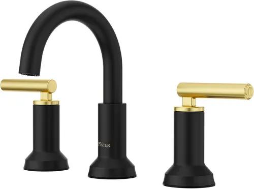 Miniatura 24 de Pfister Capistrano - Grifo de lavabo de baño, centro de 10.2 cm, 2 asas, 3 orificios, certificado NSF, acabado de níquel cepillado resistente a