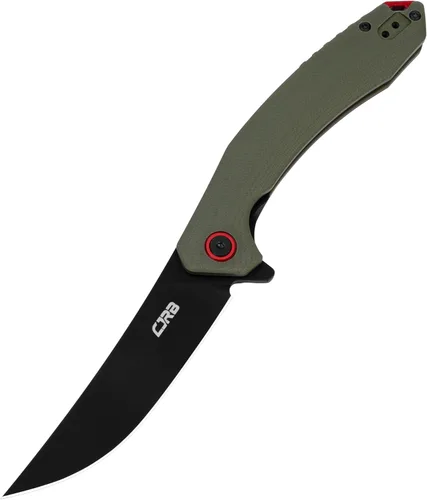 Miniatura 8 de CJRB - Cuchillo plegable Gobi (J1906), con hoja de acero en polvo AR-RPM9, mango G10, de bolsillo, para uso diario, azul Hoja AR-RPM9