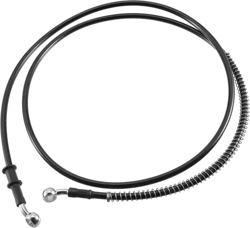 Miniatura 10 de X AUTOHAUX 39.4 in AN3 M10 Línea de freno hidráulico para coche, manguera de aceite, 28 ° 28 ° acero inoxidable para coche, motocicleta, motocross