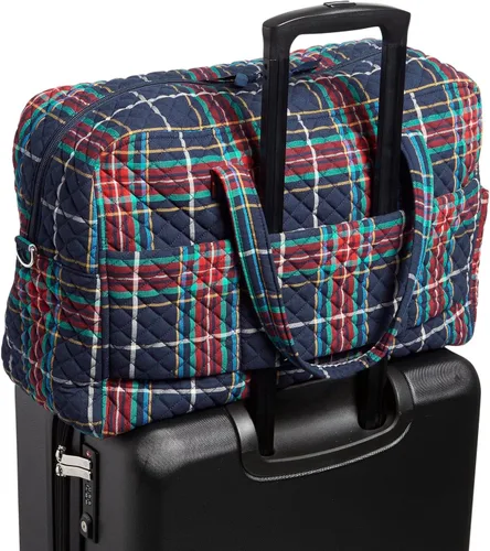Miniatura 5 de Vera Bradley Bolsa de viaje Weekender de algodón para mujer