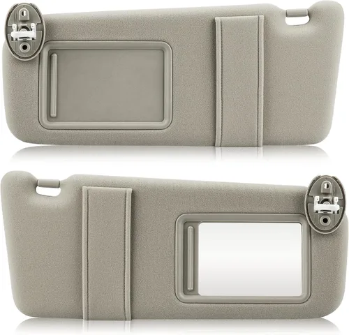 Miniatura 11 de Visera solar con luz para Toyota Venza 2009-2016 con techo corredizo, reemplazo de visera solar beige del lado izquierdo del conductor 74320-0T021-A1
