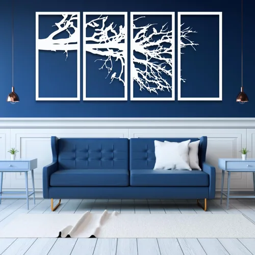 Miniatura 7 de Arte de pared de metal árbol de la vida, decoración de pared de metal árbol de la vida, arte de pared de metal para árbol genealógico, decoración