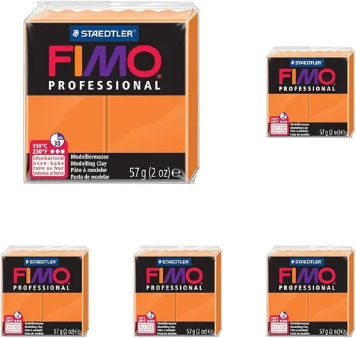 Miniatura 13 de Staedtler Fimo - Arcilla de polímero suave profesional, 2 onzas, naranja (EF8005-4)