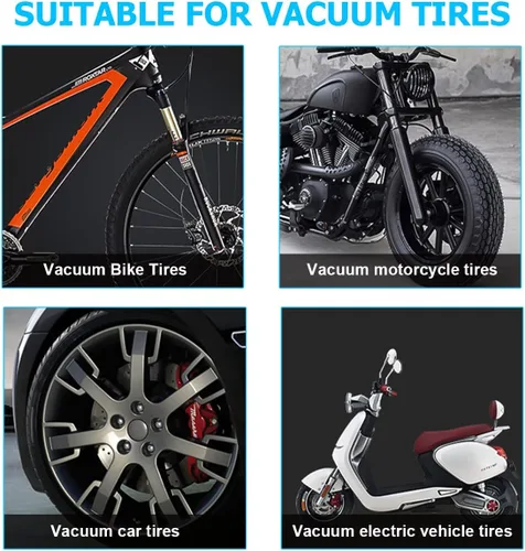 Miniatura 6 de 30 tapas de válvula de neumático, tapas de aire de plástico a prueba de polvo para neumáticos de automóvil, cubiertas herméticas de vástago con Gris