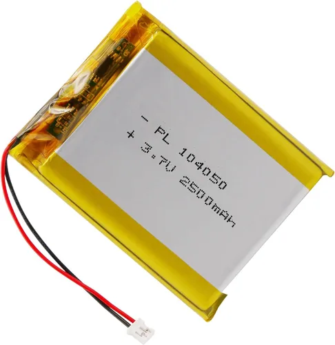 Miniatura 10 de Batería Lipo de 3.7V 1000mAh 102050 Batería recargable de polímero de litio con conector JST PH2.0.000 in para altavoz Bluetooth, GPS, reloj