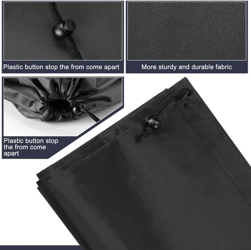 Miniatura 5 de Sanwuta 40 bolsas de lavandería grandes de 38 x 24 pulgadas, bolsas de lavandería de viaje a granel con cierre de cordón, lavables, resistentes