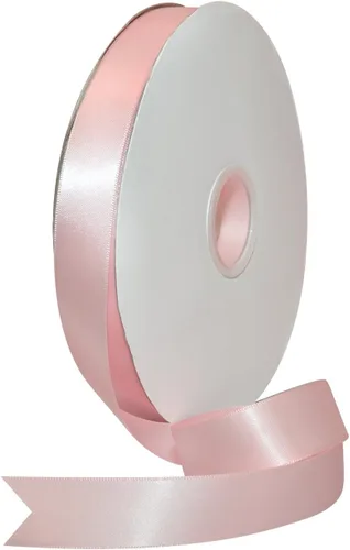 Miniatura 44 de Morex Ribbon Cinta de satén de doble cara de 1/4 pulgadas x 100 yardas, cinta blanca antigua para envolver regalos, tarjetas de regalo