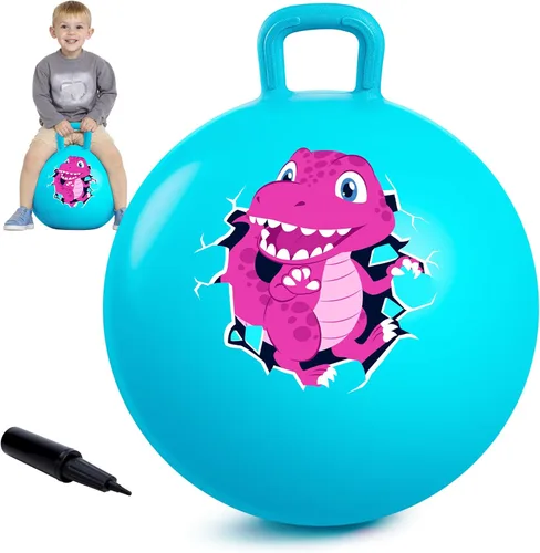 Miniatura 9 de Bola de tolva, bola hinchable de 15 pulgadas con asa, corazón rosa, juguetes para niñas, divertido juego activo en interiores, juguetes inflables