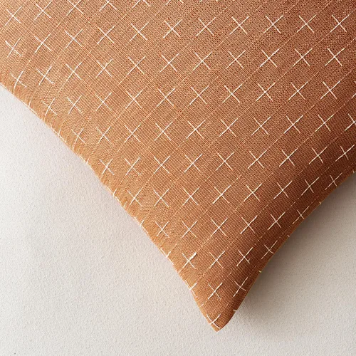 Miniatura 244 de MIULEE - Juego de 2 fundas de almohada decorativas de lino de arpillera navideñas, modernas, estilo campestre, rústicas, tejidas, con textura