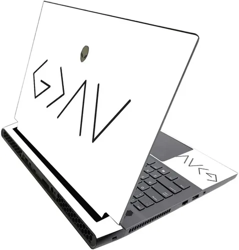 Miniatura 727 de MightySkins - Skin brillante con purpurina para Alienware M17 R3 (2020) y M17 R4 (2021) - Diversión de los años 90 Acabado duradero con purpurina