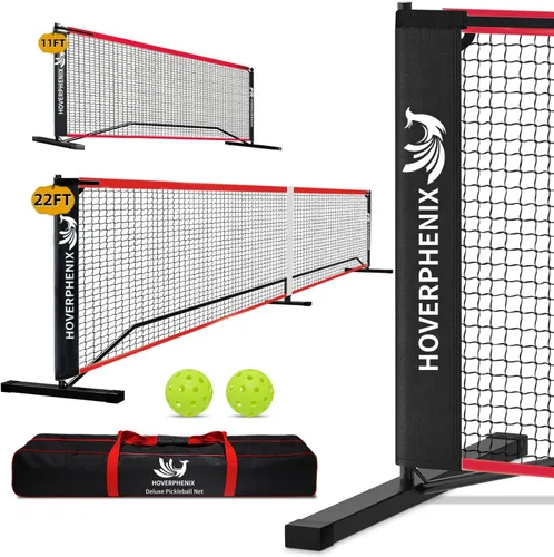 Miniatura 8 de Portable Pickleball Net - 22FT Regualtion Size Pickle Ball Net，Weather Resistant Steady Steel Frame and Carry Bag for Indoor, Outdoor, Driveway