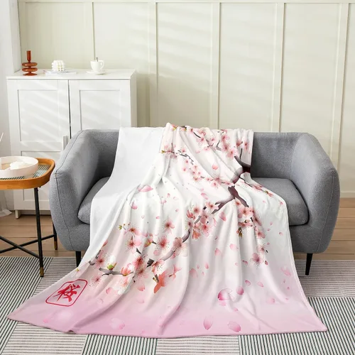 Miniatura 6 de Erosebridal Manta de hojas para niños, niñas y hombres, manta de forro polar colorida, manta de cama de hojas de mandala bohemio, 30 x 40 pulgadas