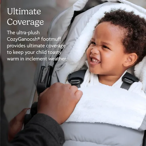 Miniatura 2 de UPPAbaby CozyGanoosh Footmuff - Se fija fácilmente a los cochecitos UPPAbaby + RumbleSeat - Ultra-afelpado, resistente a la intemperie - Funda