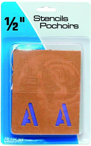 Miniatura 10 de Headline Kit de plantillas de 1 pulgada, tapas/números