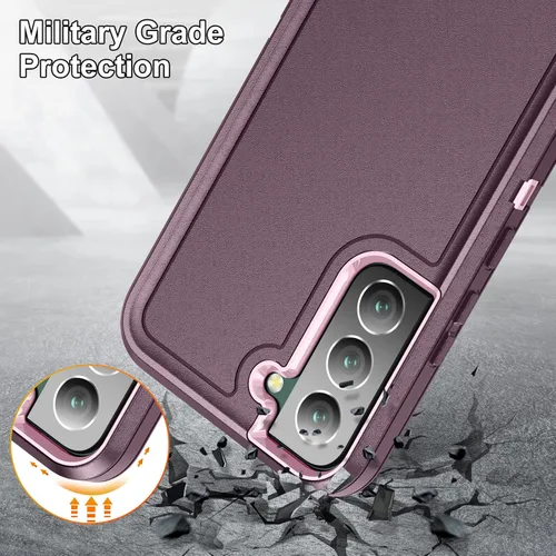 Miniatura 5 de Funda protectora para Galaxy S22 para mujer, a prueba de caídas híbrida, resistente, resistente, a prueba de golpes, ajuste delgado, para Galaxy