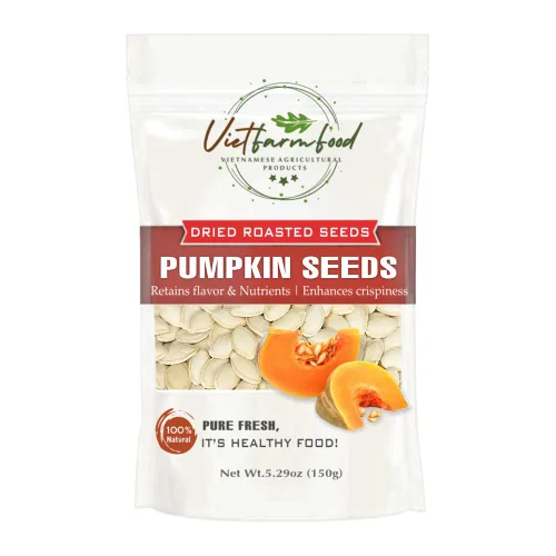Miniatura 3 de SEMILLAS DE LOTUS CRISPY 5.29oz (150g) VIETFARMFOOD: Ligeramente fritas en aceite. Sin azúcar, dulzura natural, sabor graso característico