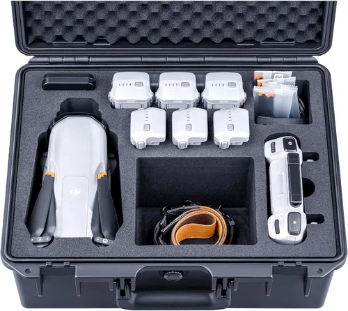Miniatura 10 de Lykus Titan MA310 - Funda rígida impermeable para DJI Air 3S/Air 3 y DJI RC 2/RC-N2, cordón de soporte [solo funda]