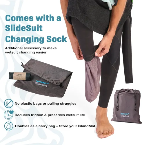 Miniatura 7 de IslandMat Wetsuit Changing Mat; Compact 2-in-1 Wetsuit Bag with Waterproof 5000X Tech; Keep You & Surfing Accessories Clean; Keep Your Car Clean &