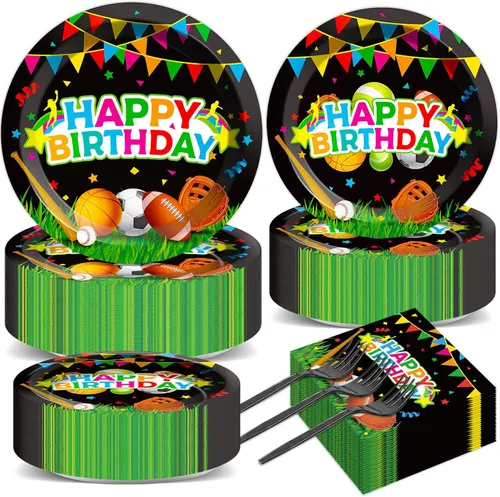 Miniatura 15 de 200 piezas Platos y Servilletas de Fiesta de Verano de Playa The Big One para Niño Surfeando Primer Cumpleaños, Juego de Vajilla Hawaiana