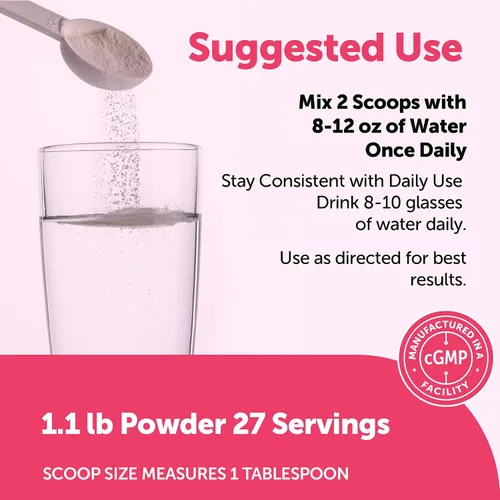 Miniatura 3 de Micro Ingredients Creatina + electrolitos + colágeno múltiple para mujer Complejo de polvo de monohidrato de creatina micronizada de 5,000 mg