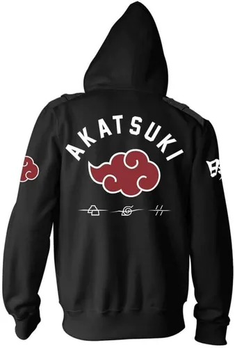 Miniatura 3 de Ripple Junction Naruto Shippuden Men's Authentic Full Zip Hooded Sweatshirt wChest Pockets Epaulettes Officially Licensed