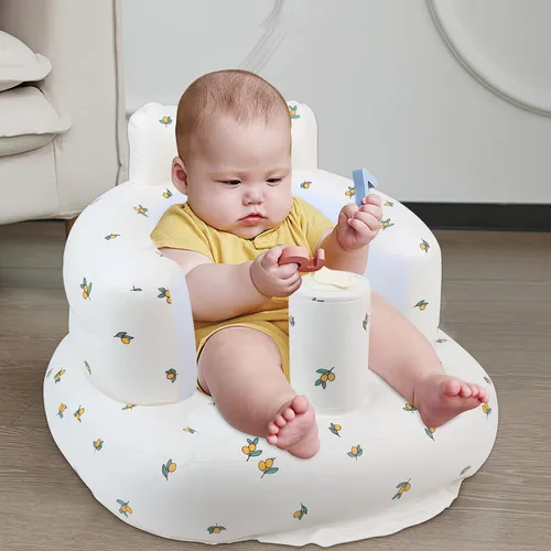 Miniatura 7 de EKEPE Asiento Inflable para Bebé para Bebés de 3 Meses en Adelante, Asientos de Piso para Infantes para Sentarse Erguido, Asientos de Bebé