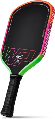 Warping Point Pala de pickleball Neon Gen 3, aprobada por UPA-A, fibra de carbono T700 cruda de triple capa, núcleo EdgeFusion de 16 mm, marco