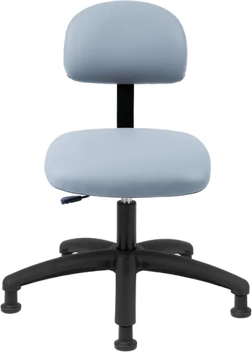 Miniatura 9 de Serie FSS Silla de asiento cuadrado de altura baja (43.2 cm - 55.9 cm) de asiento. Vinilo de tela - para oficina, garaje, escritorio, taller